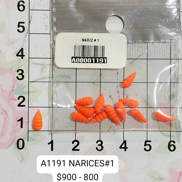 REF: A00001191 APLIQUE NARICES # 1  X 12 UNIDADES