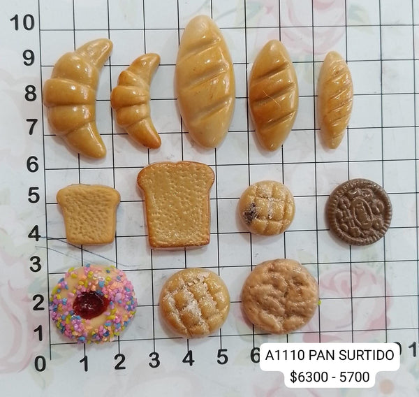 REF: A00001110 APLIQUE PAN SURTIDO *12 UNDS.   *MG*