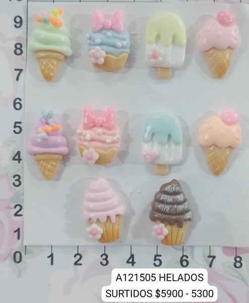REF: A00121505 APLIQUE HELADOS SURTIDOS *10