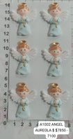 REF: A00001002 APLIQUE ANGEL NIÑO AUREOLA * 6 UNIDADES 4.5 ALTO 3.5 ANCHO *SM*