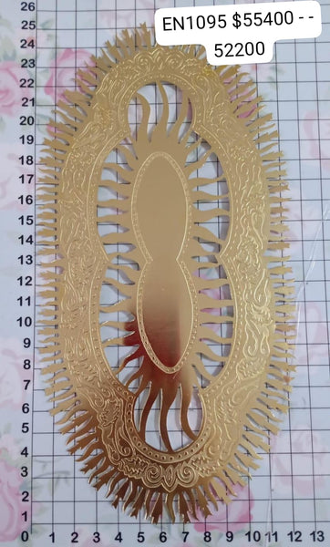 REF: EN0001095 RAYO GUADALUPE 24.5 CM DE ALTO X 12.5  CM DE ANCHO