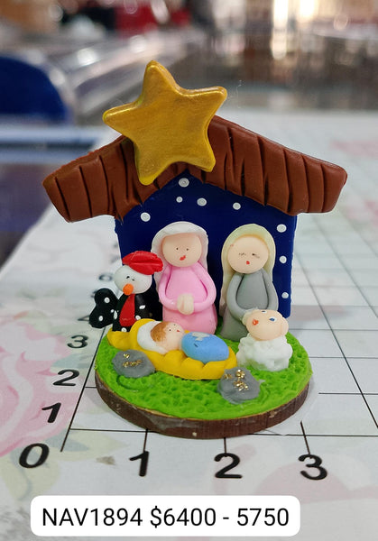 REF: NAV001894 NAV. PESEBRE REDONDO 3*3 CMS
