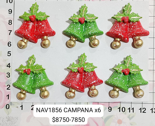 REF: NAV001856 NAV. APLIQUE CAMPANA * 6 JC