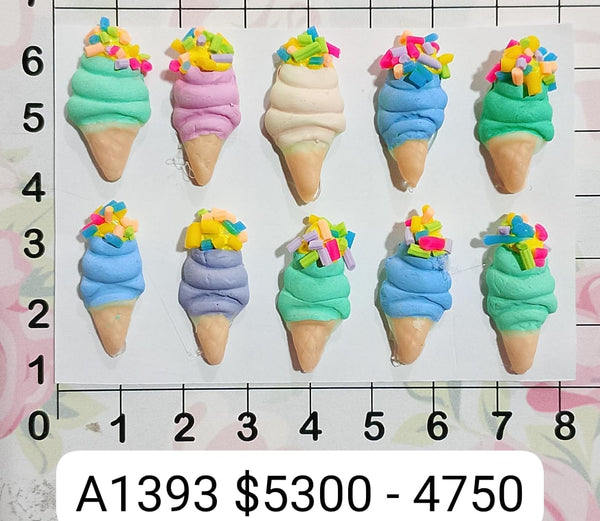 REF: A00001393 APLIQUE CONOS MINI SURTIDOS * 10 UND MD