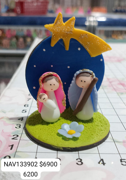 REF: NAV133902 NAV. PESEBRE MEDIANO OVEJA FLOR SC