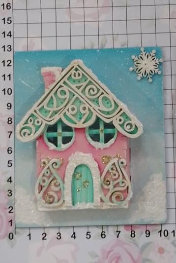 REF: 110300527 P.PINTADO LASER CASA CHIMENEA TECHO CURVO (801000515)