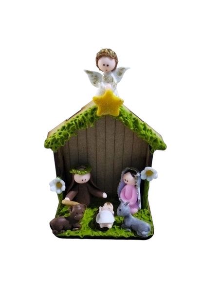 REF: NAV133901 NAV. PESEBRA PORTAL LASER 9.5 ALTO 6 ANCHO 4 FONDO *SCD*