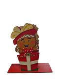 REF: 110300555 P.PINTADO LASER SERVILLETERO GALLETA DE JENGIBRE 13.2  ALTO * 13 ANCHO (300201241)