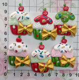 REF: A00001436 APLIQUE CUP CAKES MOÑO GDE *6 UND RL