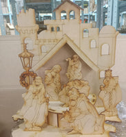 REF: 300113112 LASER PESEBRE FAROL REYES MAGOS 31*23*16 CMS (PROYECTO)