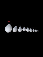 REF: 000010121 BOLA PERA DE ICOPOR # 8 (20 X 15 CM)