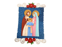 REF: 300113096 LASER RECUADRO SAGRADA FAMILIA PONZETIAS 40*29 (LIBRE)