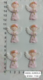 REF: A00001002 APLIQUE ANGEL NIÑO AUREOLA * 6 UNIDADES 4.5 ALTO 3.5 ANCHO *SM*