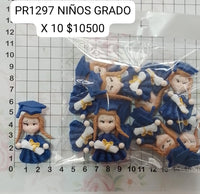 REF: PR0001297 PRENDEDOR NIÑAS GRADO * 10 UNDS  *YS*