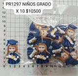 REF: PR0001297 PRENDEDOR NIÑAS GRADO * 10 UNDS  *YS*