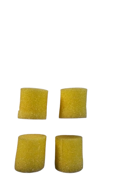 REF: 000008383 ACC. ESPUMA AMARILLA PEQ. PAQ * 4 UNDS 2.5 ALTO DIAMETRO 2.5 CMS