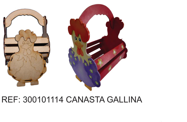 REF: 300101114 CANASTA GALLINA