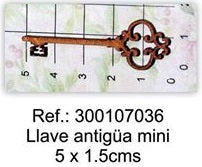 REF: 300107036 Llave antigua mini