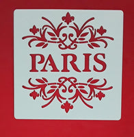 REF: 022002097 STENCIL 10 X 10 CMS # 96 PARIS FLORES