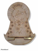 REF: 801000145 LASER PORTACELULAR VIRGEN GUADALUPE INFANTIL 17*14