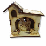 REF: 300113085 LASER CASITA NACIMIENTO INFANTIL  # 2 9*9*5.5 CMS