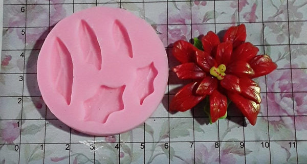 REF: 70000F168 MOLDE SILICONA CON FIGURA PONZETIA NAVIDEÑA