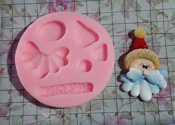 REF: 70000F234 MOLDE SILICONA CON FIGURA CARA SANTA NV-66