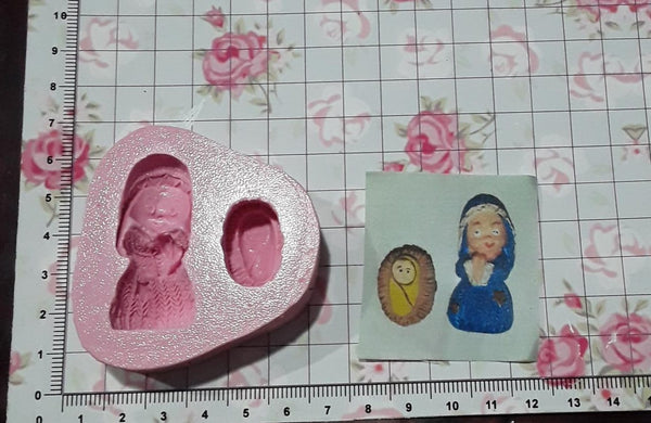 REF: 70000H103 MOLDE SILICONA VIRGEN NIÑO (NACIMIENTO # 1)