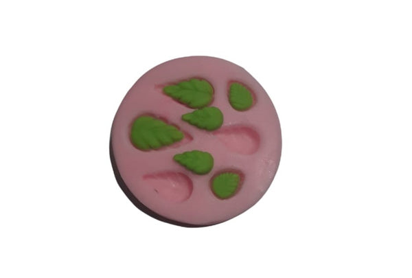 REF: 70000F192 MOLDE SILICONA CON FIGURA HOJITAS