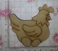 REF: 300101406 LASER GALLINA 2  HUEVOS 7*8 CMS