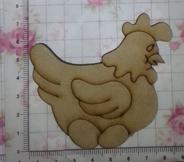 REF: 300101406 LASER GALLINA 2  HUEVOS 7*8 CMS