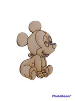 REF: 300101276 LASER MICKEY BEBE BABERO 9*5 CMS
