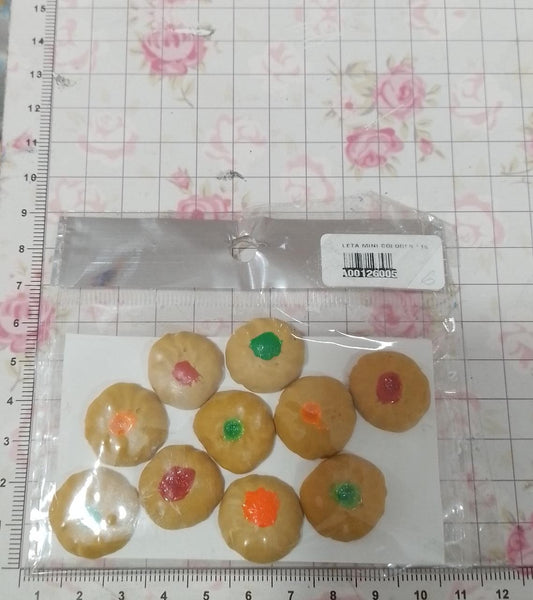 REF: A00126005 APLIQUE GALLETA MINI COLORES *10