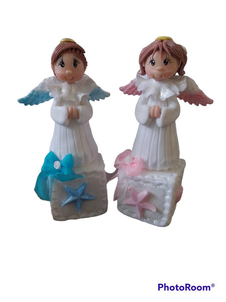 REF: RE0127604 REC. ANGELITO CUBO NIÑO Y NIÑA 16*6 CMS