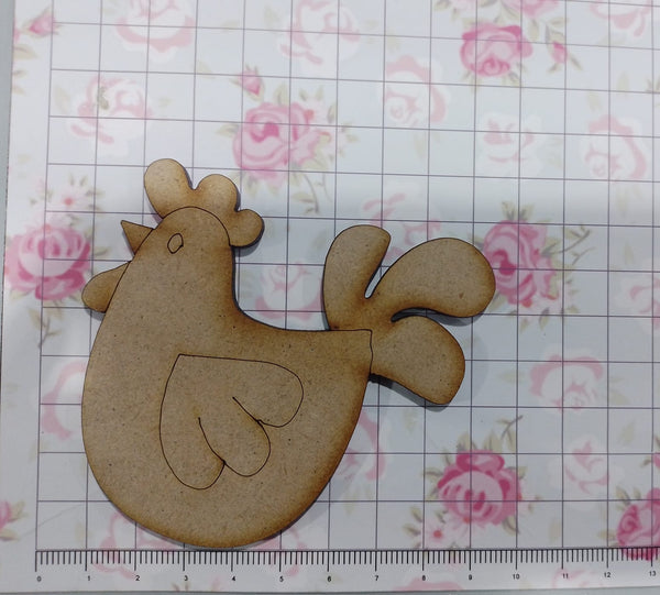 REF: 300201126 SER APLIQUE GALLINA COLA PUNTA 7*5