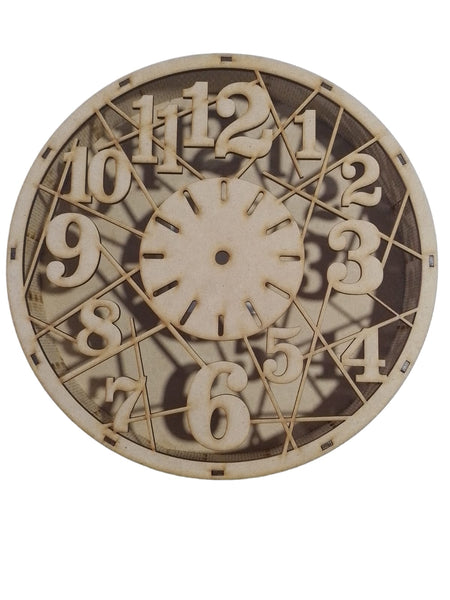 REF: 801000324 LASER RELOJ DOBLE FONDO REDONDO 30 CMS