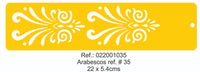 REF: 022001035 STENCIL ARABESCOS #35